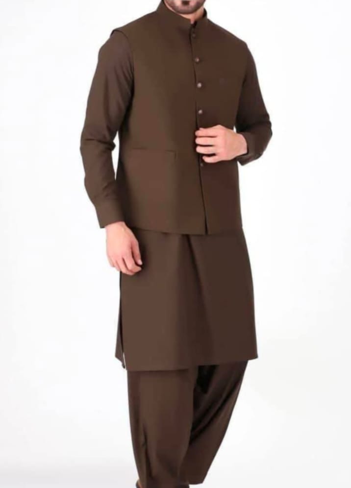 Shalwar Kameez With Waiscoat