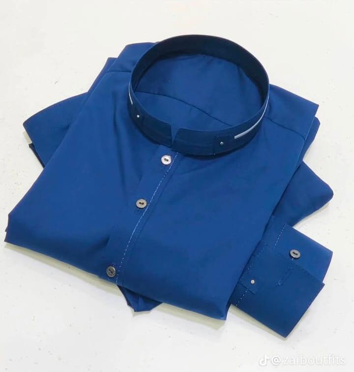 All Season Blue Suit In Wash&Wear High Quality Stuff