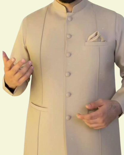 Shalwar Kameez With Same  New Plates Desigin Waiscoat Set